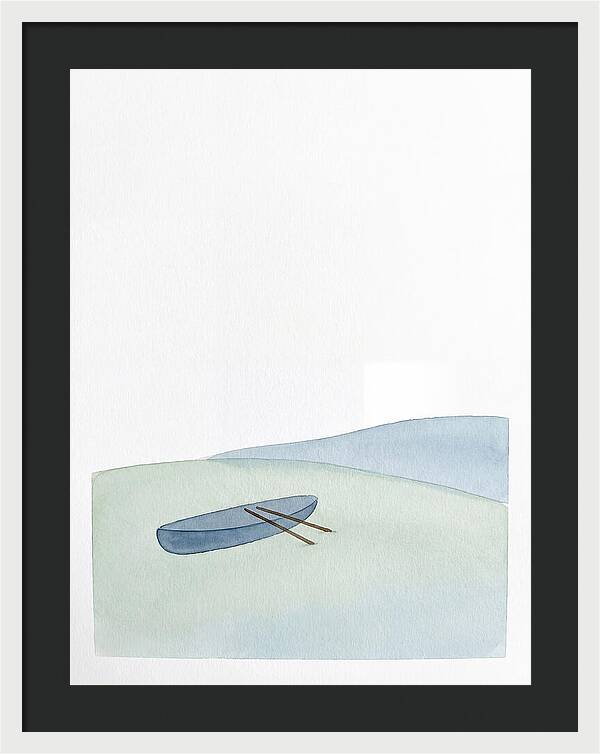 Rowboat In Serene Waters