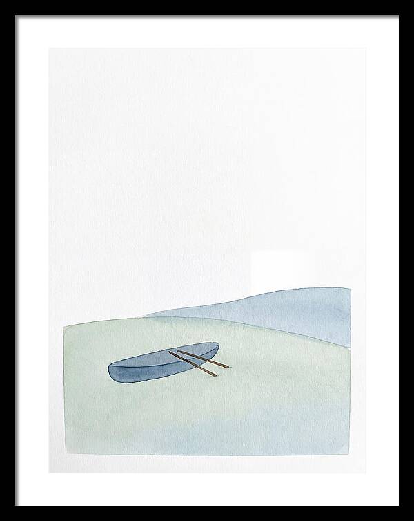 Rowboat In Serene Waters