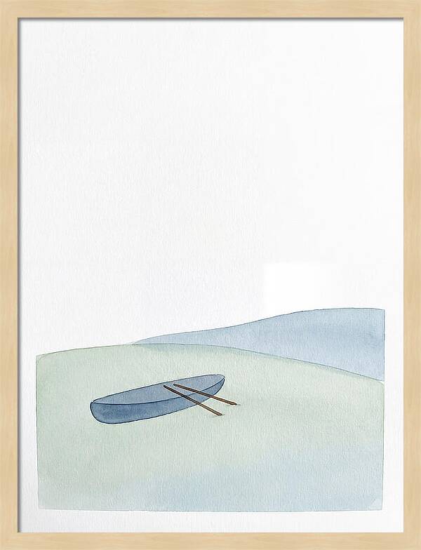 Rowboat In Serene Waters
