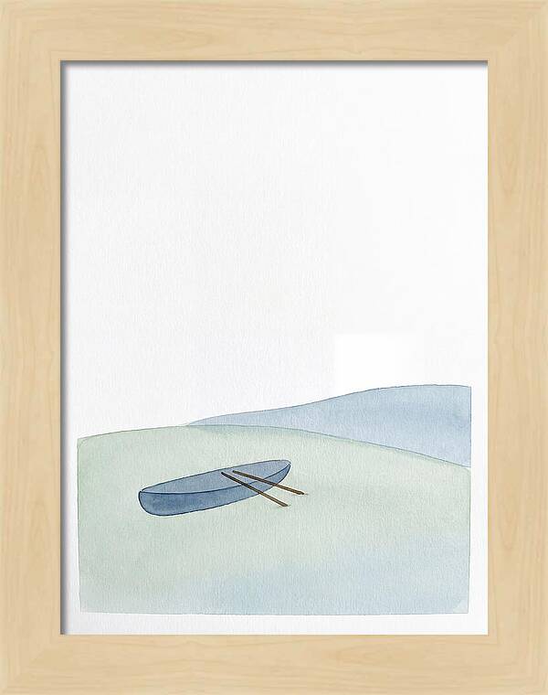 Rowboat In Serene Waters