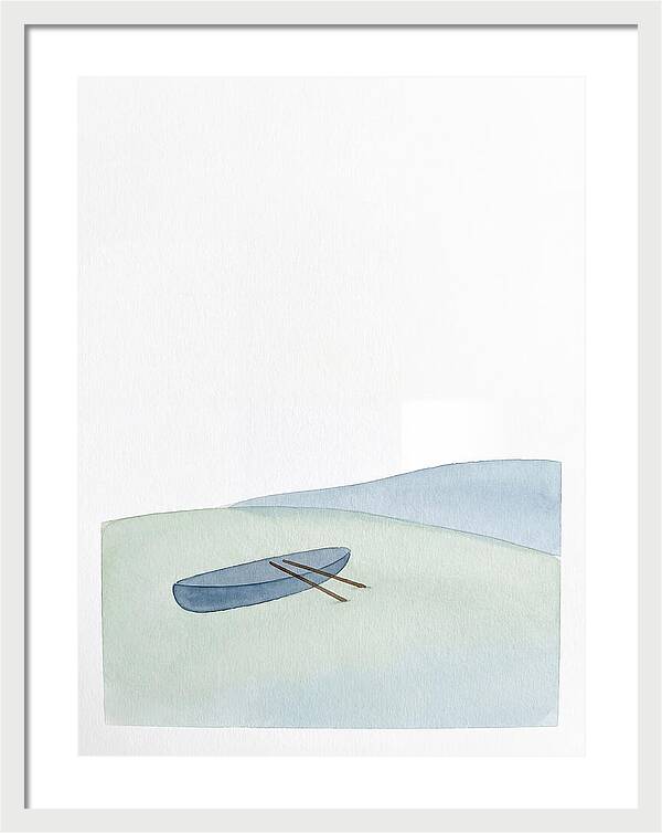 Rowboat In Serene Waters