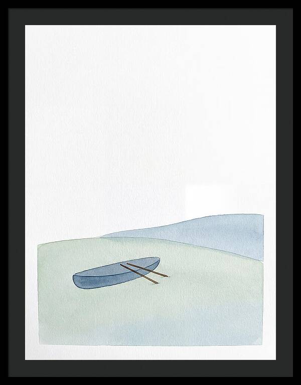 Rowboat In Serene Waters