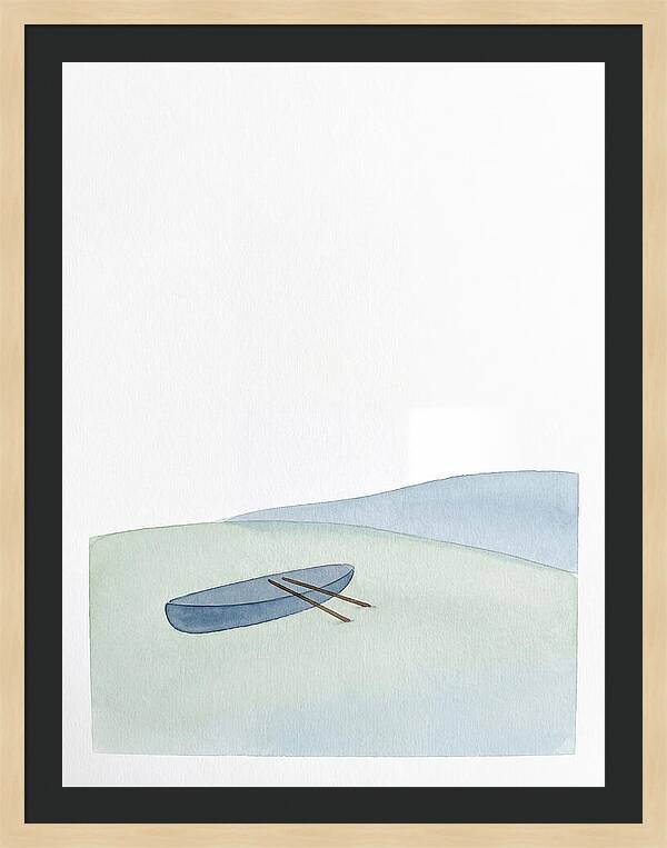 Rowboat In Serene Waters