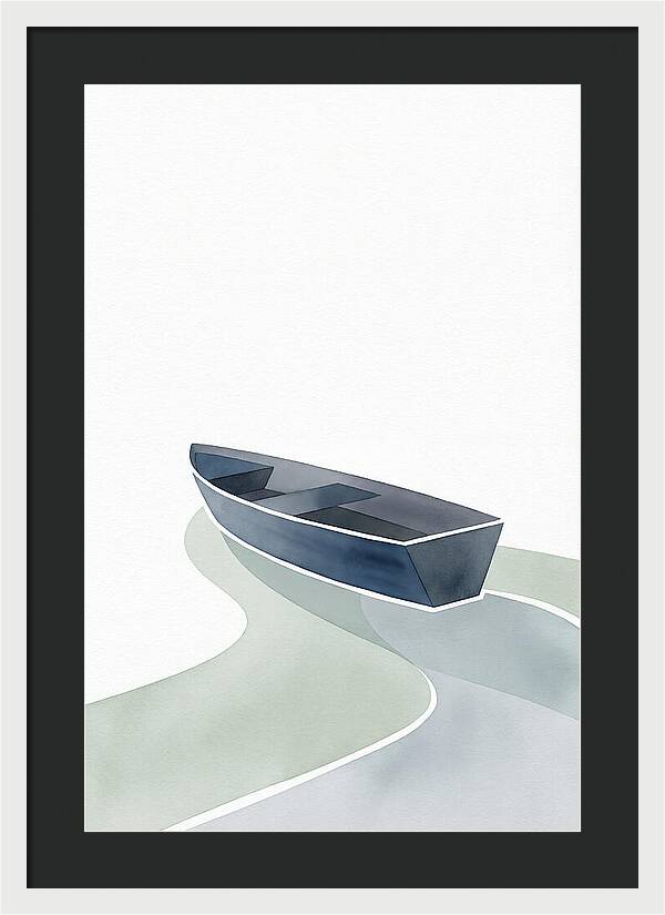 Rowboat On Serene Waters