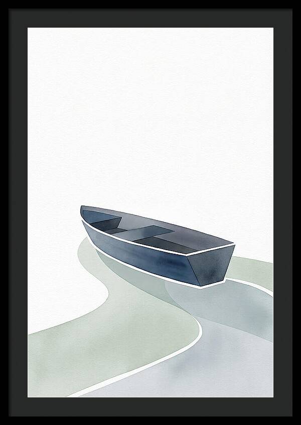 Rowboat On Serene Waters