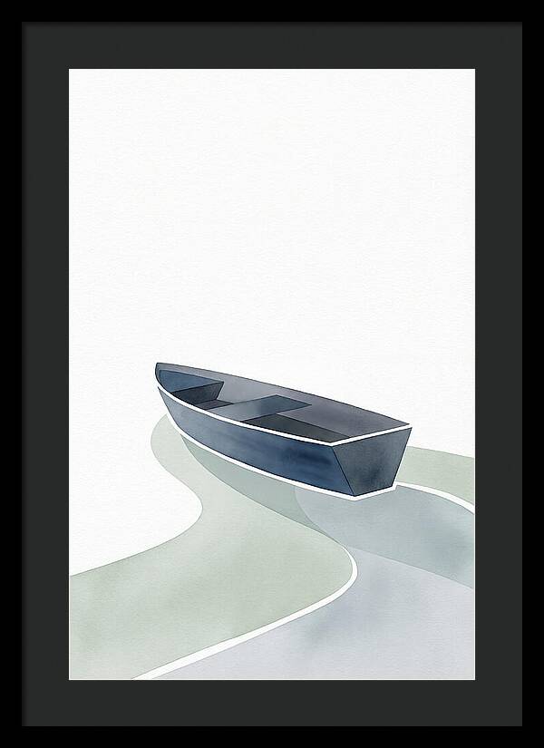Rowboat On Serene Waters