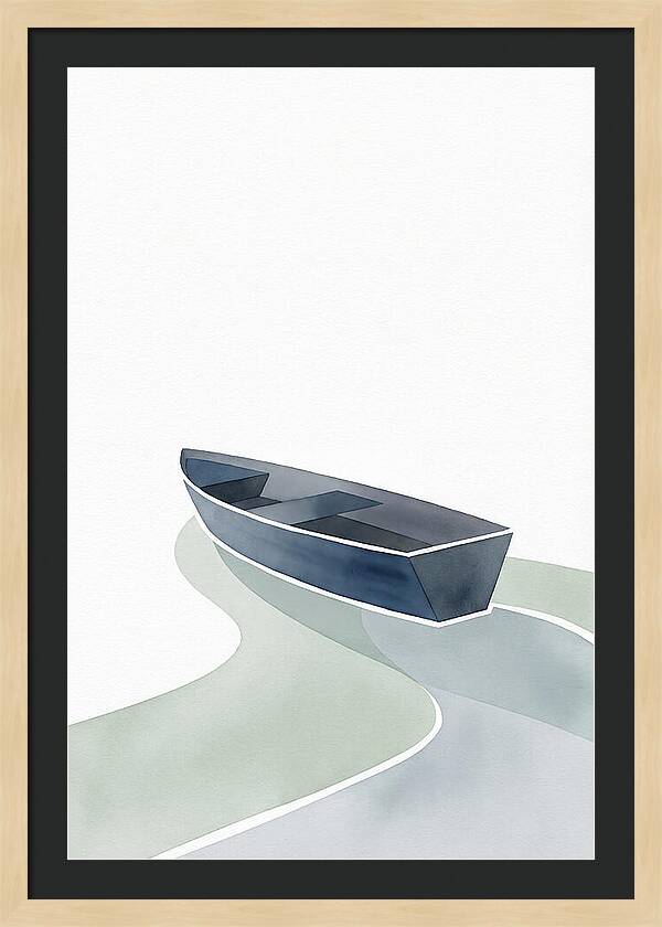 Rowboat On Serene Waters