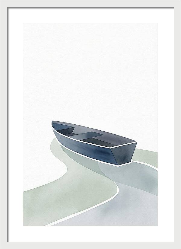 Rowboat On Serene Waters