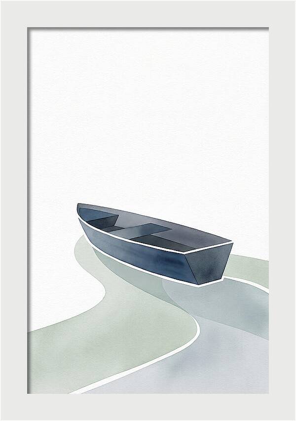 Rowboat On Serene Waters