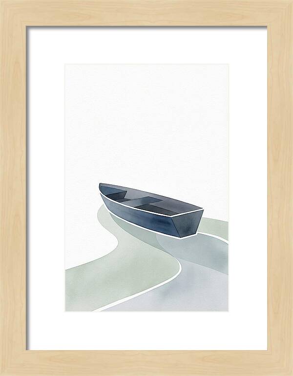 Rowboat On Serene Waters