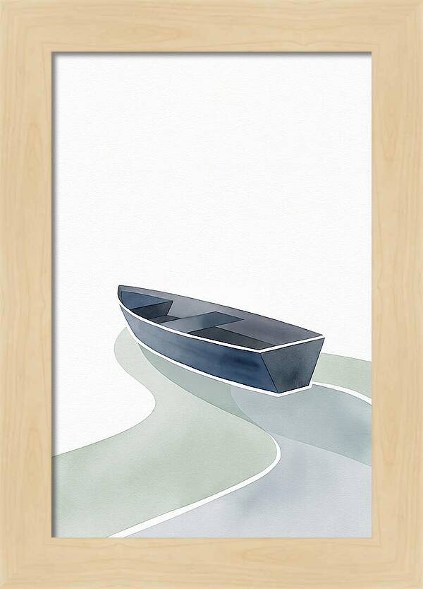 Rowboat On Serene Waters