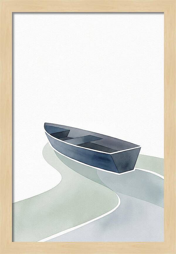 Rowboat On Serene Waters