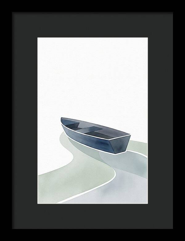 Rowboat On Serene Waters