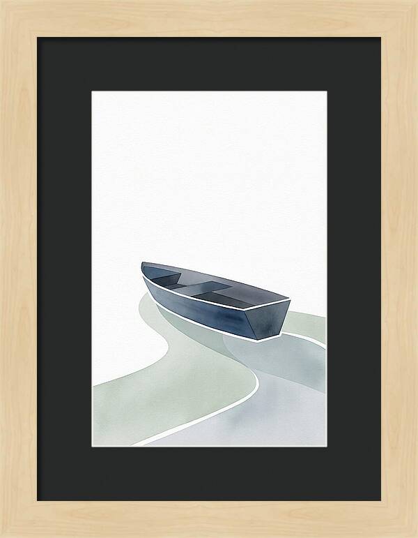 Rowboat On Serene Waters