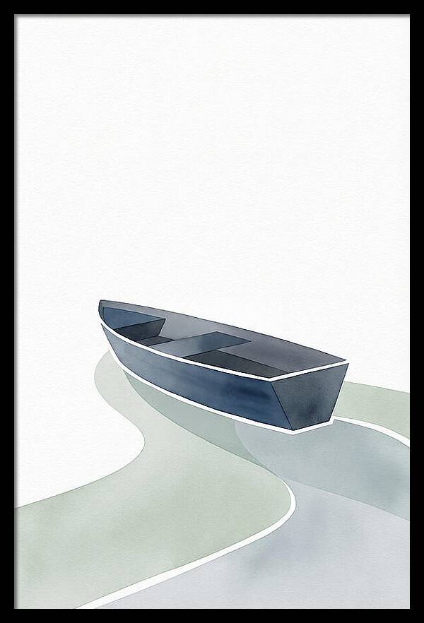 Rowboat On Serene Waters