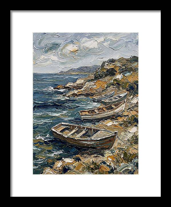 Rowboats By The Shoreline