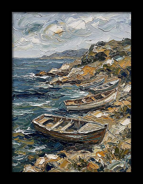 Rowboats By The Shoreline
