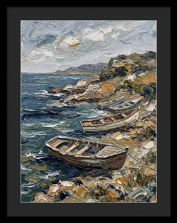 Rowboats By The Shoreline