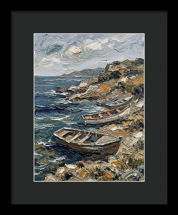 Rowboats By The Shoreline