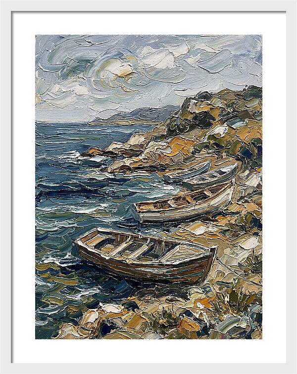 Rowboats By The Shoreline