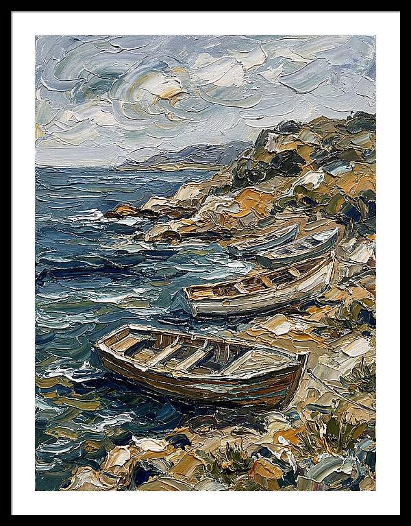 Rowboats By The Shoreline