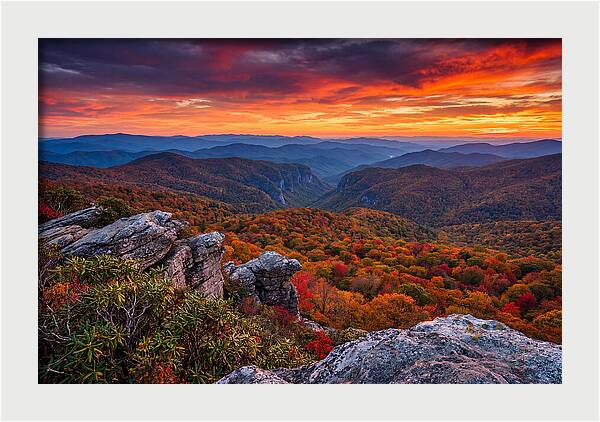 Rugged Beauty At Sunset