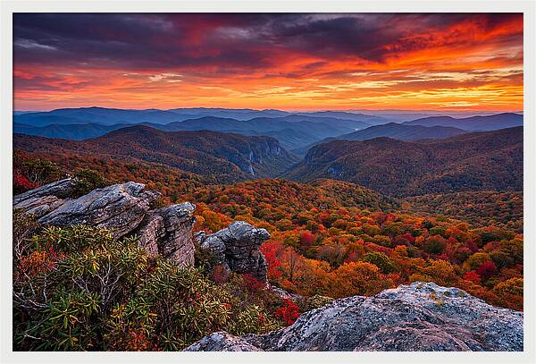 Rugged Beauty At Sunset