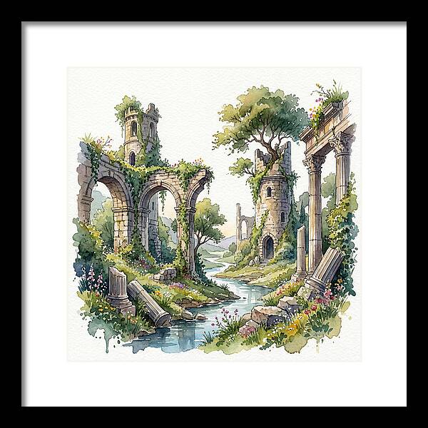 Ruins Amidst Nature