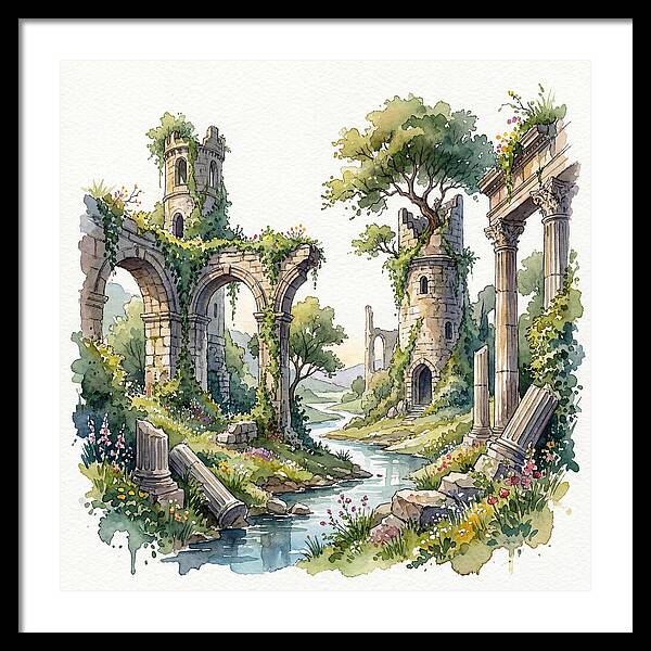 Ruins Amidst Nature