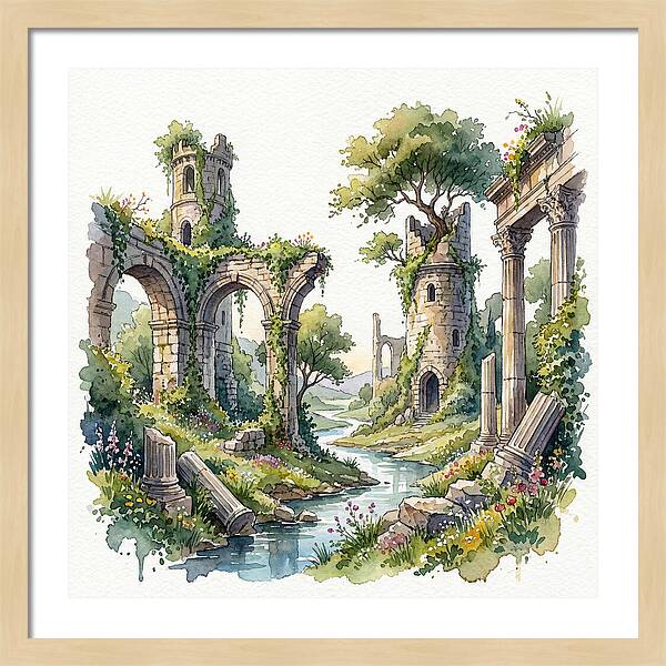 Ruins Amidst Nature
