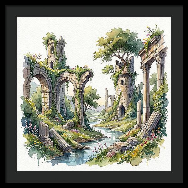 Ruins Amidst Nature