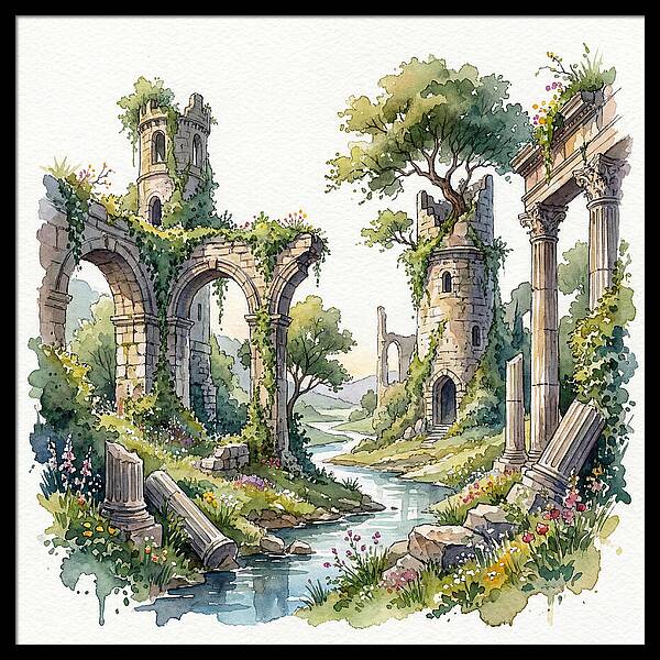 Ruins Amidst Nature