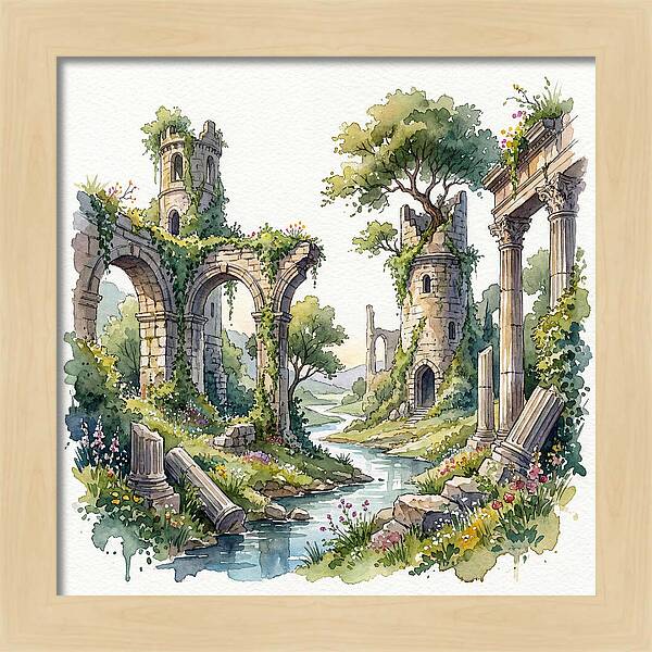 Ruins Amidst Nature