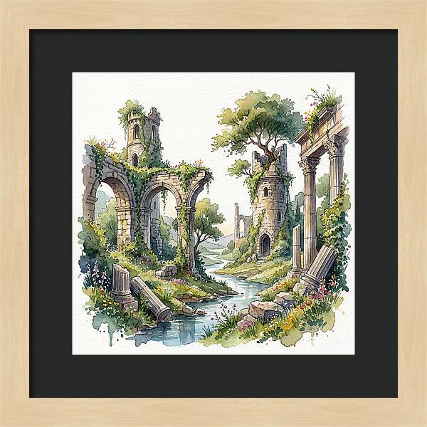 Ruins Amidst Nature