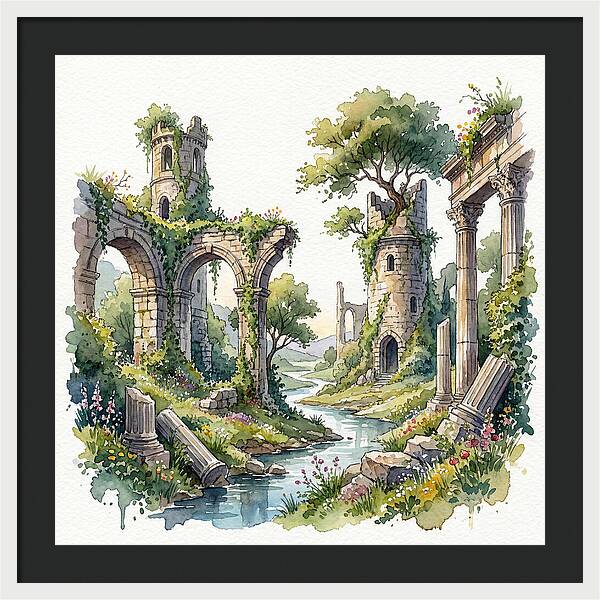 Ruins Amidst Nature