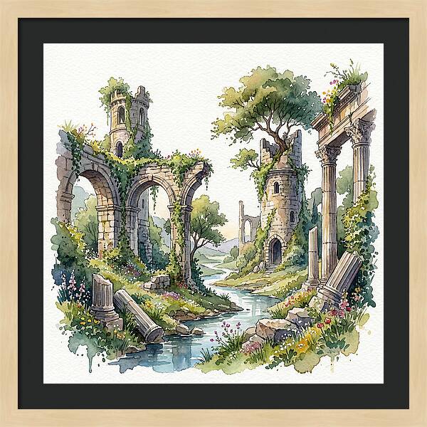 Ruins Amidst Nature