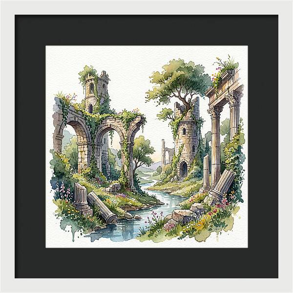 Ruins Amidst Nature
