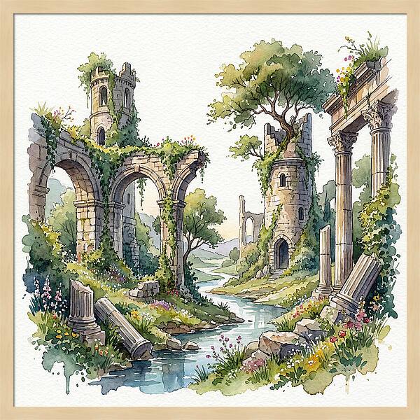 Ruins Amidst Nature