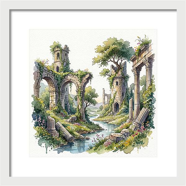 Ruins Amidst Nature