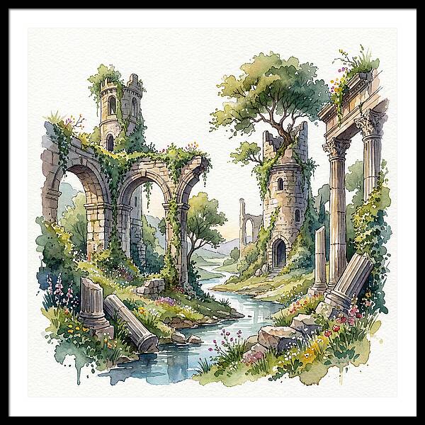 Ruins Amidst Nature