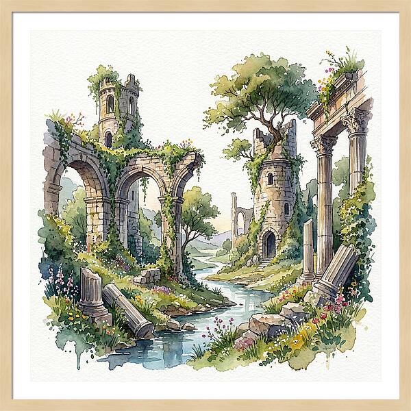 Ruins Amidst Nature