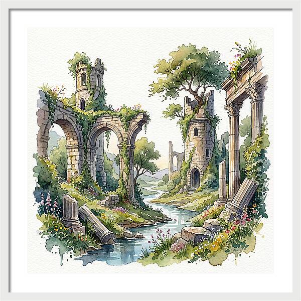 Ruins Amidst Nature