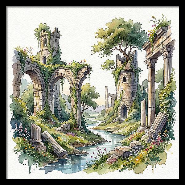 Ruins Amidst Nature
