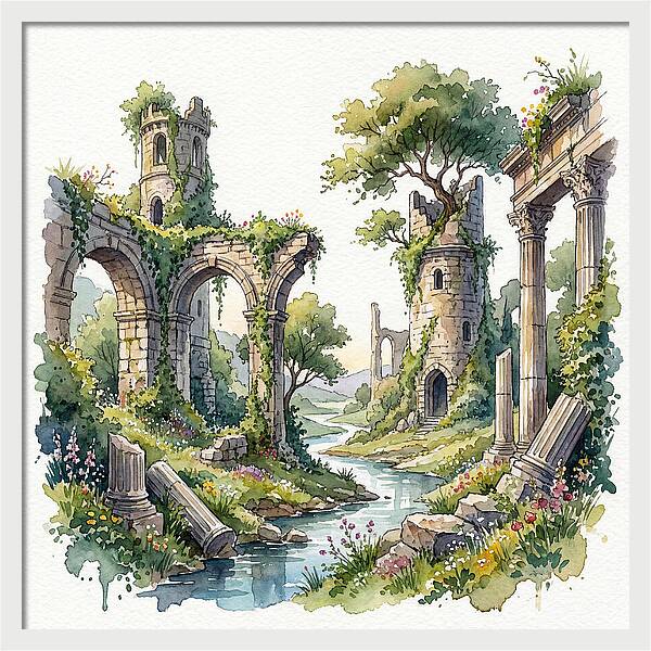 Ruins Amidst Nature