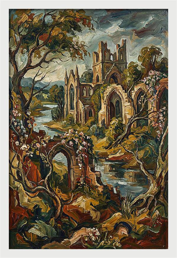 Ruins Amidst Natures Embrace