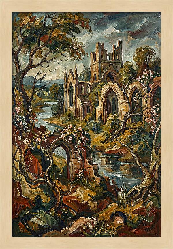 Ruins Amidst Natures Embrace