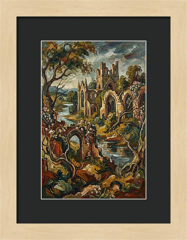 Ruins Amidst Natures Embrace