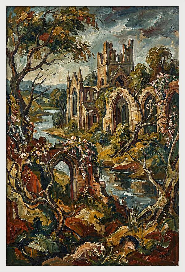 Ruins Amidst Natures Embrace