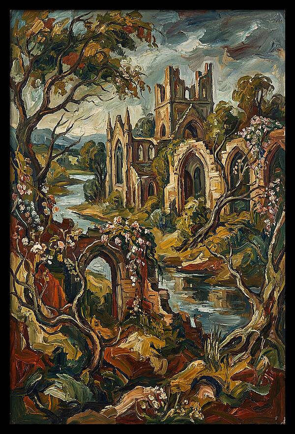 Ruins Amidst Natures Embrace