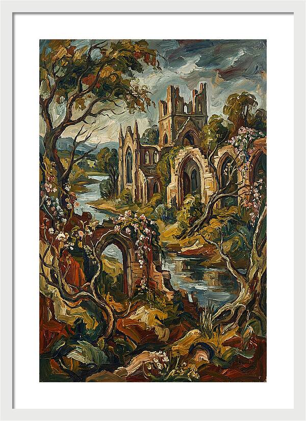 Ruins Amidst Natures Embrace